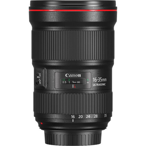 Canon EF 16-35mm f 2.8L III USM Lens with 2x Sandisk 64GB Memory Cards | Case | Tripod & More Discount