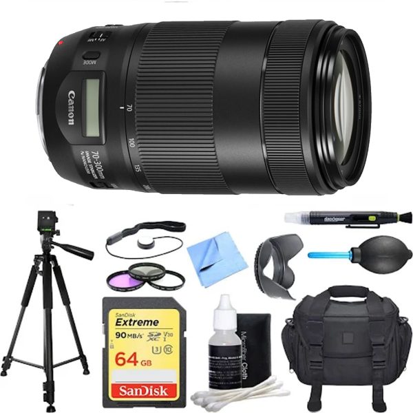 Canon EF 70-300mm f 4-5.6 IS II USM Lens With 64GB And More For Discount