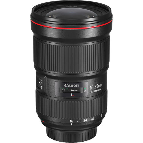 Canon EF 16-35mm f 2.8L III USM Ultra Wide Angle Zoom Lens 64GB Memory Card Bundle For Discount