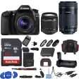 Canon Eos 80D DSLR Camera with 18-55mm & 55-250mm Lenses & 32GB Deluxe Sale