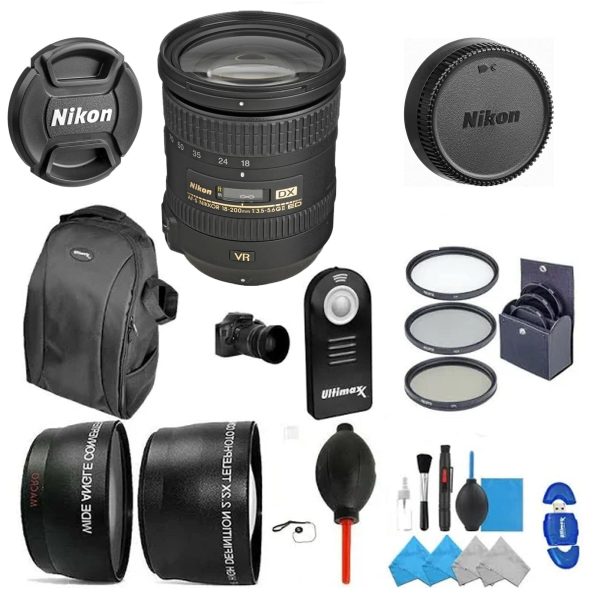 Nikon AF-S DX NIKKOR 18-200mm f 3.5-5.6G ED VR II Lens Pro Bundle Cheap