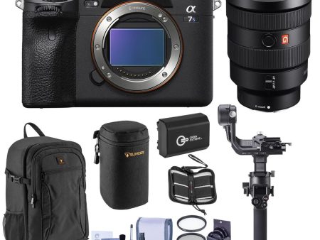 Sony Alpha a7S III Mirrorless Camera with 16-35mm f 2.8 Lens w DJI RSC 2 Gimbal Bundle Hot on Sale