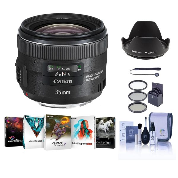 Canon EF 35mm f 2 IS USM Bundle W  Software Includes and More Online now