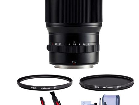 Fujifilm GF 110mm f 2 R LM WR Lens with 77mm UV+CPL Filter Kit, Cleaning Kit, Lens Cleaning Pen For Discount