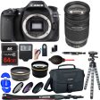 Canon EOS 80D with 18-200mm IS Lens with Sandisk 64GB Memmory Card Starter Essential Bundle Supply