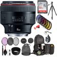 Canon EF 85mm f 1.2L II USM Lens USM with Sandisk 32GB Bundle Package Kit Sale