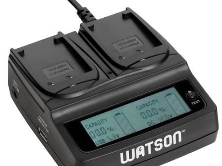 Watson Duo LCD Charger with Two NP-W126 Battery Plates Hot on Sale