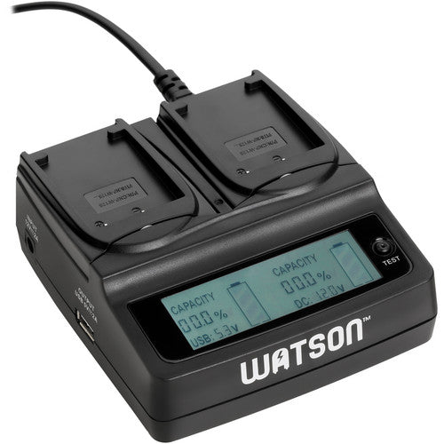 Watson Duo LCD Charger with Two NP-W126 Battery Plates Hot on Sale