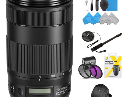 Canon EF 70-300mm f 4-5.6 IS II USM Lens Starter Bundle Cheap