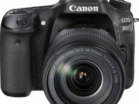 Canon EOS 80D DSLR Camera with 18-135mm IS USM Lens For Discount