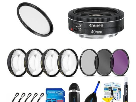 Canon 40mm f 2.8 EF STM Lens Bundle Filter Online Hot Sale