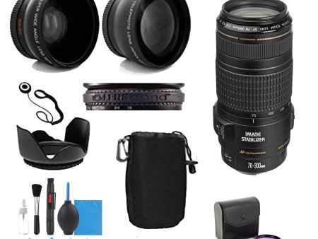 Canon 70-300mm f 4-5.6 EF IS USM Lens With Wide Angle and Telephoto kit Online Hot Sale