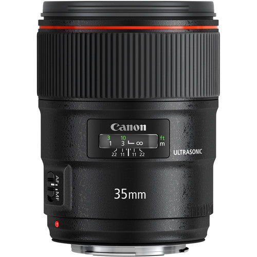 Canon EF 35mm f 1.4L II USM Lens With 256GB & Slave Flash Online