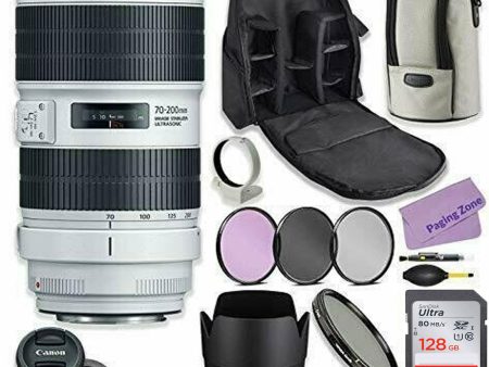 Canon EF 70-200mm f 2.8L IS III USM Lens with SanDisk 128GB Starter Bundle Discount