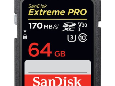 SanDisk 64GB Extreme PRO UHS-I SDXC Memory Card Discount