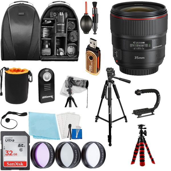 Canon EF 35mm f 1.4L II USM Lens Supreme Bundle Cheap