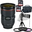 Canon EF 24-70mm f 2.8L II USM Lens with 2x 32GB MCs | Filter kit | Canon Case & Lens Rain Protection Online