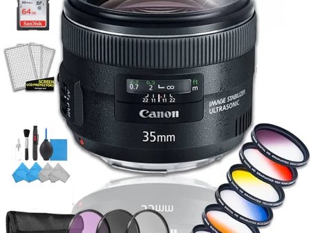 Canon EF 35mm f 2 IS USM Colors Filter Kit & More Supply