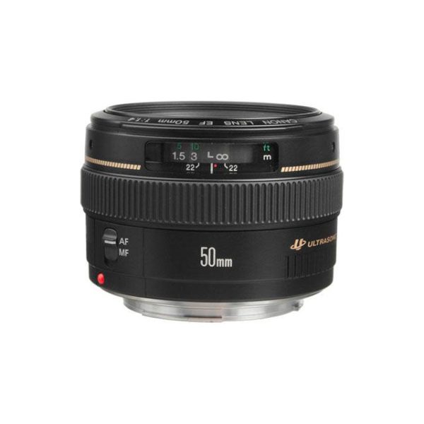 Canon 50mm f 1.4 EF USM Lens With Basic Accessory Bundle For Cheap