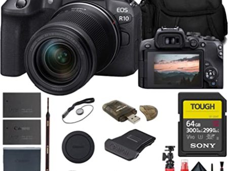 Canon EOS R10 Mirrorless Camera with 18-150mm Lens Deluxe Pack Online Sale