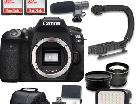 Canon EOS 90D DSLR Camera (Body Only) With Additional Accessories Online now