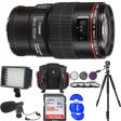 Canon EF 100mm f 2.8L Macro IS USM Lens Essential Bundle Hot on Sale