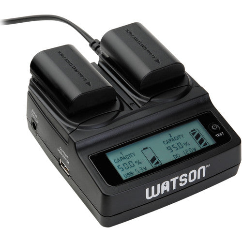 Watson Duo LCD Charger with Two NP-W126 Battery Plates Hot on Sale