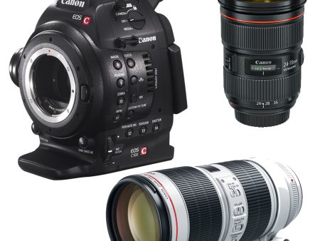 Canon EOS C100 Cinema Camera W  Canon PRO Lens Deluxe Supply