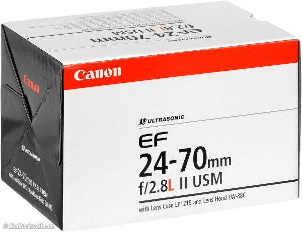 Canon EF 24-70mm f 2.8L II USM Lens with Sandisk 64GB Starter Kit For Discount