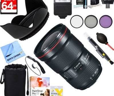 Canon EF 16-35mm f 2.8L III USM Ultra Wide Angle Zoom Lens + 64GB Ultimate Kit Online Hot Sale