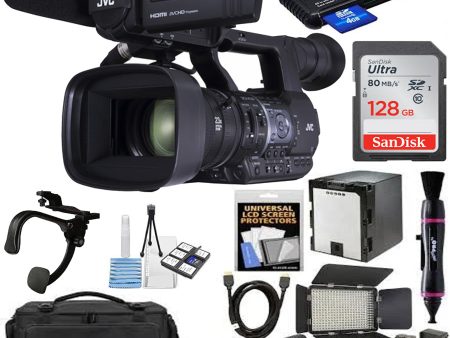 JVC GY-HM660u ProHD Mobile News Streaming Camera with 128GB Deluxe Bundle Online now