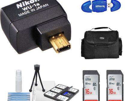 Nikon WU-1a Wireless Mobile Adapter Premium Data Transfer Bundle Online Sale