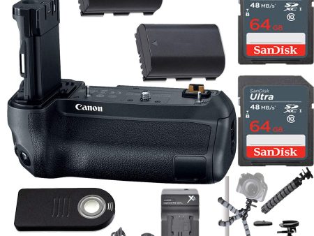 Canon BG-E22 Battery Grip with 2x Sandisk 64GB Memory Cards Bundle Online