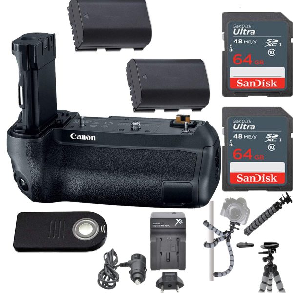 Canon BG-E22 Battery Grip with 2x Sandisk 64GB Memory Cards Bundle Online