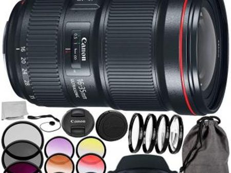 Canon EF 16-35mm f 2.8L III USM Zoom Lens with 15pc Accessory Bundle Cheap