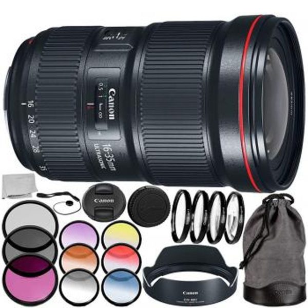 Canon EF 16-35mm f 2.8L III USM Zoom Lens with 15pc Accessory Bundle Cheap