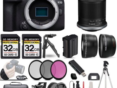 Canon EOS R10 Mirrorless Camera with 18-150mm Lens + 3 PC Filter +64GB For Cheap