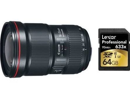 Canon EF 16-35mm f 2.8L III USM Ultra Wide Angle Zoom Lens & 64GB Online