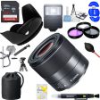 Canon EF-M 32mm f 1.4 STM Lens (2439C002) with 32GB Ultimate Kit Online Sale