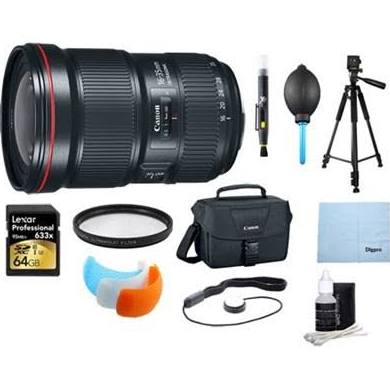 Canon EF 16-35mm f 2.8L III USM Ultra Wide Angle Zoom Lens & Multi Accessories Bundle Cheap