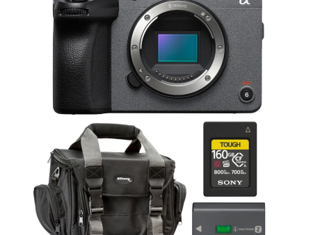 Sony Cinema Line FX30 Super 35 Camera (Body Only) with Memory Card, Rechargeable Batteries Bundle Discount