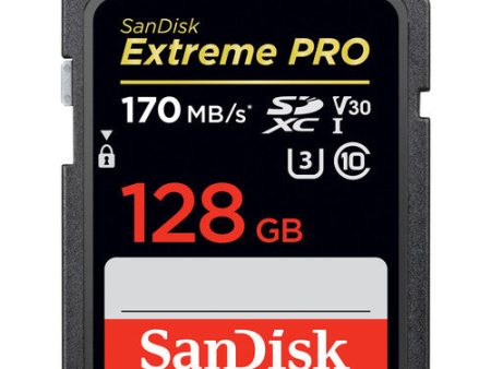 SanDisk 128GB Extreme PRO UHS-I SDXC Memory Card Supply