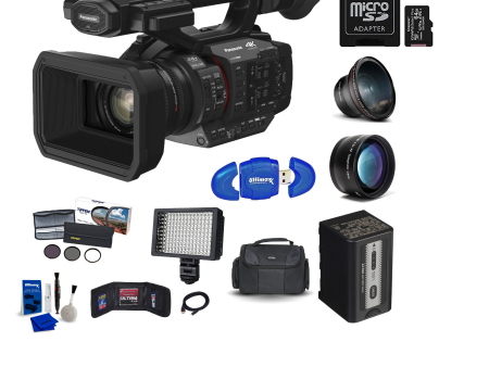 Panasonic HC-X2 4K Camcorder + 64GB Memory Card + Filter Kit + More on Sale