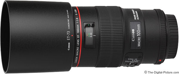 Canon EF 100mm f 2.8L Macro IS USM Lens with Sandisk 16GB | Backpack | Filter Kit & Cleaning Kit For Sale