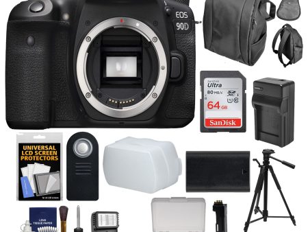 Canon EOS 90D DSLR Camera (Body Only) With Sandisk 64GB MC | Battery Grip | & More For Cheap