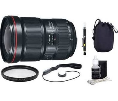 Canon EF 16-35mm f 2.8L III USM Ultra Wide Angle Zoom Lens & Accessories Bundle For Discount