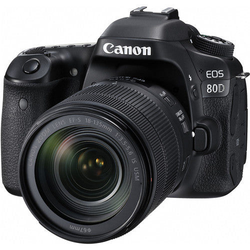 Canon EOS 80D with 18-135mm IS USM and Prime Lens Kit Online