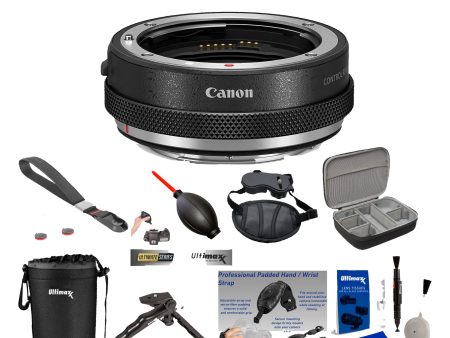 Canon Control Ring Mount Adapter EF-EOS R with ULTIMAXX Photo Essential Accessory Bundle Fashion