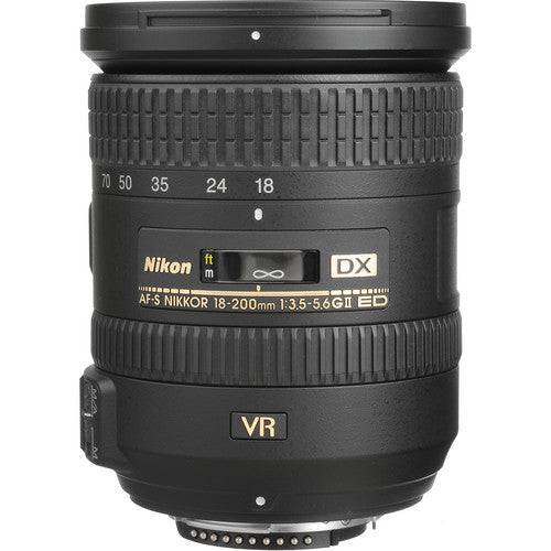 Nikon AF-S DX NIKKOR 18-200mm f 3.5-5.6G ED VR II Lens Pro Bundle Cheap