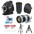 Canon EOS C100 Cinema Camera w Canon 24-70mm & 70-200mm Lens Bundle on Sale